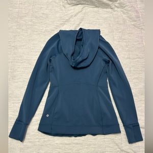 Lululemon nulu diagonal zip jacket with hood